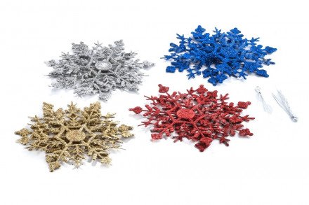 Новогоднее украшение &quot;Снежинки&quot; оптом 