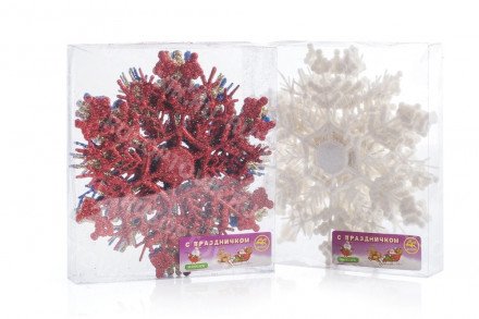 Новогоднее украшение &quot;Снежинки&quot; оптом 