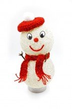 Украшение Снеговик из ниток оптом
