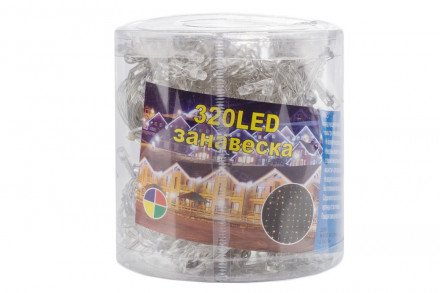 Гирлянда &quot;Занавеска&quot; 320 миниламп оптом 