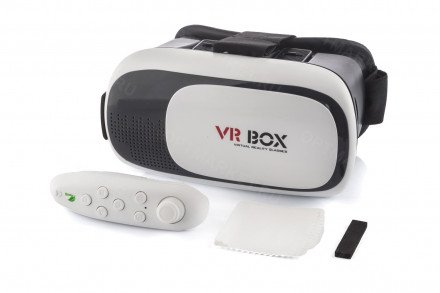 Очки виртуальной реальности VR BOX 2.0 качество  &quot;А&quot;  с пультом оптом 