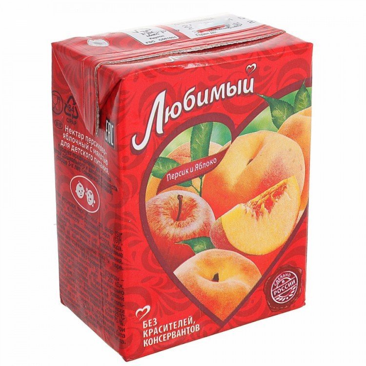 Напиток Любимый солнечный нектарин 0,2 Л оптом 