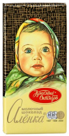 Шоколад Аленка Красный Октябрь молочный 100 г оптом 