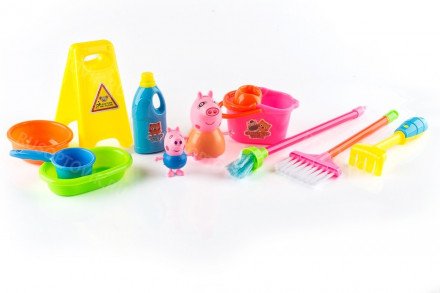 Набор Свинка Пеппа швабра оптом 