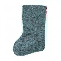 Новогодний носок для подарков с колокольчиком оптом