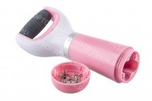 Роликовая электрическая пилка стоп Velvet Smooth with Diamond (розовая) оптом