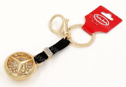 Автомоблиьные брелоки Fashion Jewelry (золотого цвета) оптом 