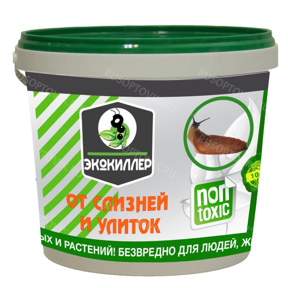 Экокиллер ведро от слизней и улиток 1л  оптом 