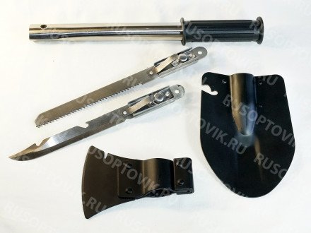 Набор туриста Adrenalin &quot;Camp Set&quot; (лопата, топор, нож, пила) оптом 