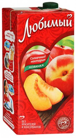 Напиток Любимый солнечный нектарин 1,93 Л оптом 