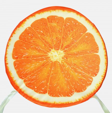 Подушка на стул Апельсин оптом 