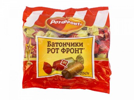 Конфеты Рот-Фронт Батончики 250г оптом 