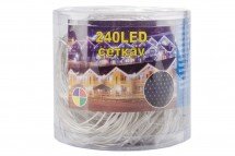 Гирлянда &quot;Сетка&quot; 240 разноцветных миниламп оптом