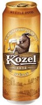 Пиво светлое Velkopopovicky Kozel в банке 4% 0.5л оптом