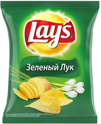 Чипсы Lays Зеленый Лук 80г оптом 