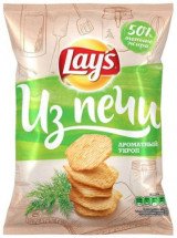 Чипсы Lays Из Печи Ароматный укроп 85г оптом