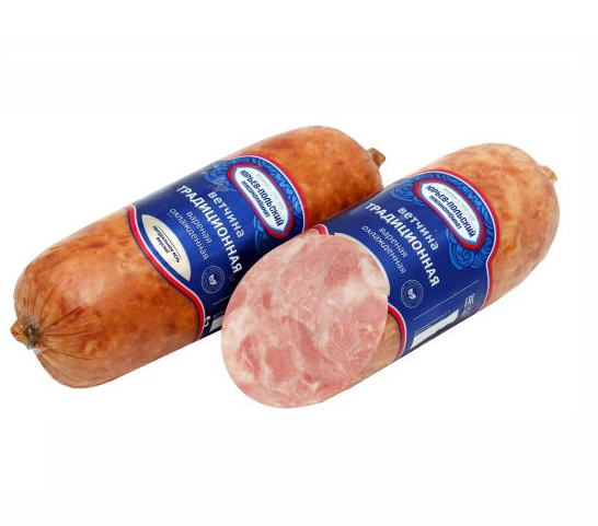 Ветчина вареная традиционная Юрьев-Польский мясокомбинат 1 кг оптом Ветчина вареная традиционная Юрьев-Польский мясокомбинат 1 кг оптом