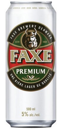 Пиво светлое FAXE в банке 4.9% 0.5л оптом 