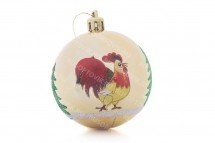 Елочный шар "Петух" оптом
