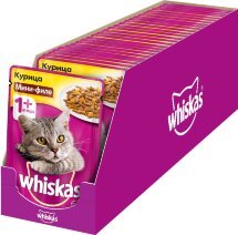 "Whiskas", мини-филе, желе с курицей, 85 г