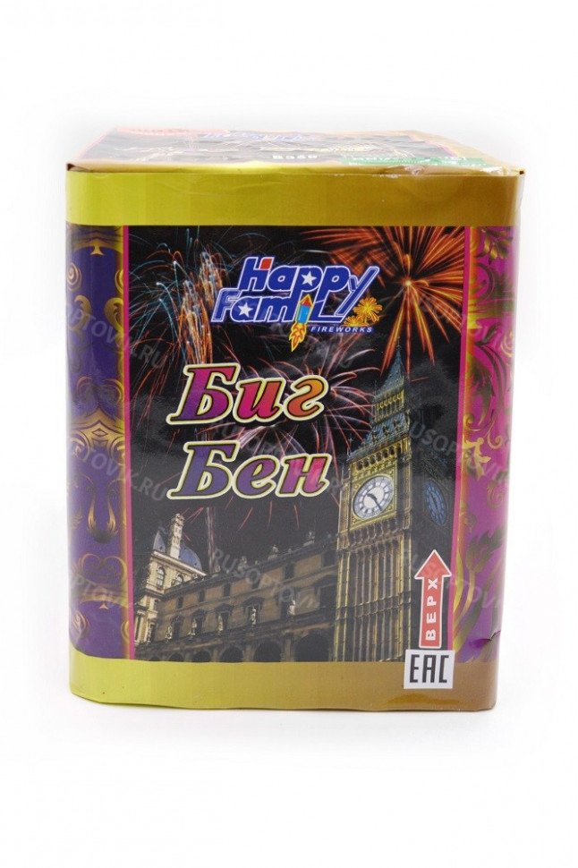 Батарея салютов "Биг Бен" 25 залпов FP-B358 оптом 