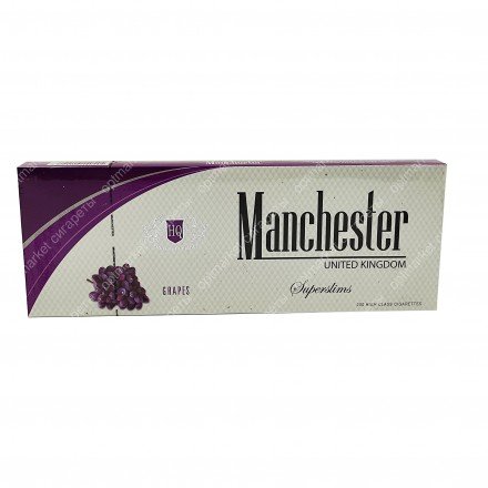 Сигареты Manchester Grapes Superslims оптом 