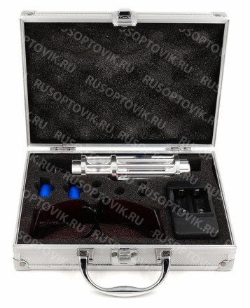 Лазерная указка с 5 насадками оптом 