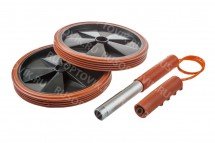 Тренажер гимнастическое колесо 2-колесный оптом