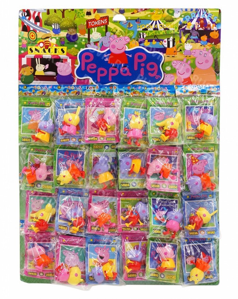 Коллекционные фигурки Свинка Пеппа оптом 