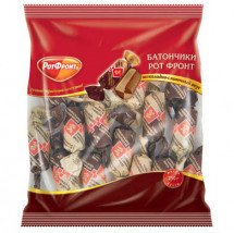 Конфеты Батончики Рот-Фронт шоколадно-сливочные 250г оптом