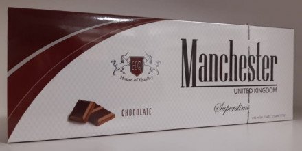 Сигареты Manchester Chocolate Superslims оптом 