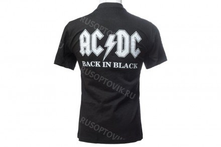 Футболка ACDC Back in black оптом 