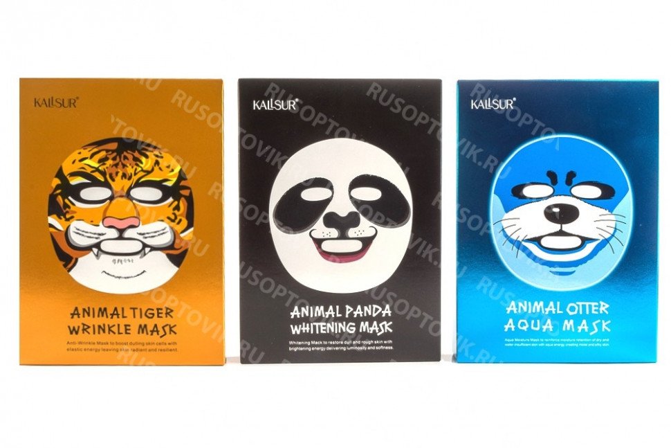 Маска для лица Kallsur Animal Aqua Mask оптом 