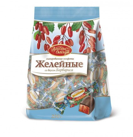 Конфеты Желейные Барбарис 250г оптом 