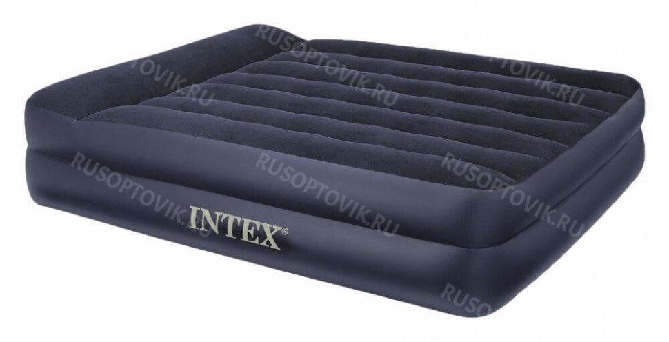 Надувная кровать Pillow Rest Raised Bed 152х203х42см с подголовником, встроенный насос 220V оптом Надувная кровать Pillow Rest Raised Bed 152х203х42см с подголовником, встроенный насос 220V оптом
