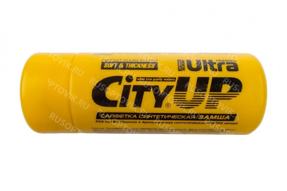 Салфетка замша синтетическая City Up оптом 
