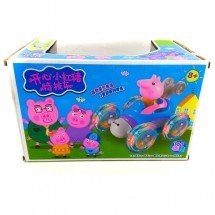Машинка перевертыш на пульте Свинка Пеппа оптом