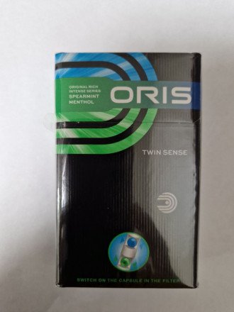 Сигареты Oris King size Spearmint 2 кнопки оптом 