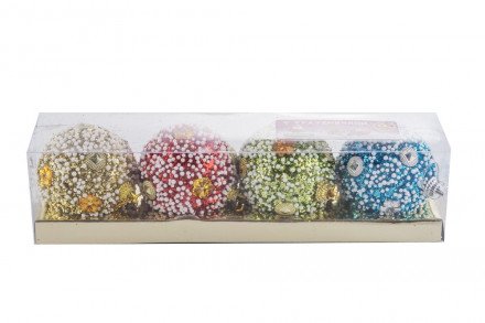 Ёлочные шары 4 шт. оптом 