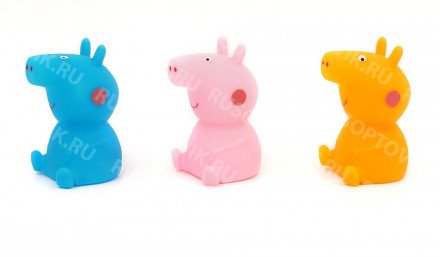 Фигурки Свинка Пеппа с карточками оптом 