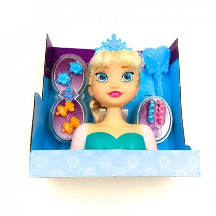 Кукла-манекен для создания причесок c аксессуарами оптом 