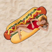 Пляжное покрывало &quot;Хот-дог&quot; оптом