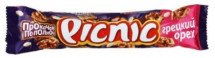 Шоколадный батончик PicNic Грецкий орех 52 г оптом