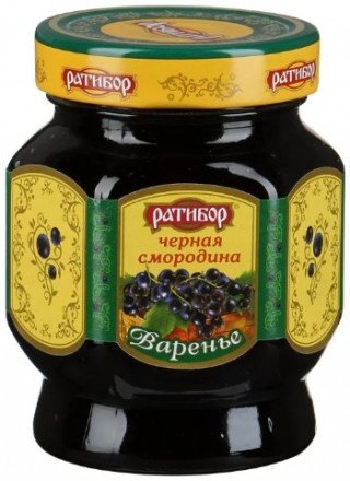 Варенье Черная смородина Ратибор 400г оптом 