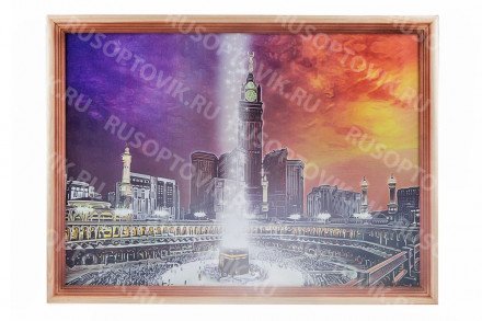 Постеры закат над Мечетью и Мекка оптом 