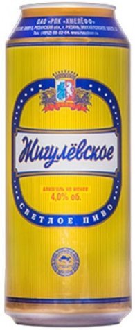 Пиво светлое Жигулевское Рязанское в банке 4,0% 0.5л оптом Пиво светлое Жигулевское Рязанское в банке 4,0% 0.5л оптом