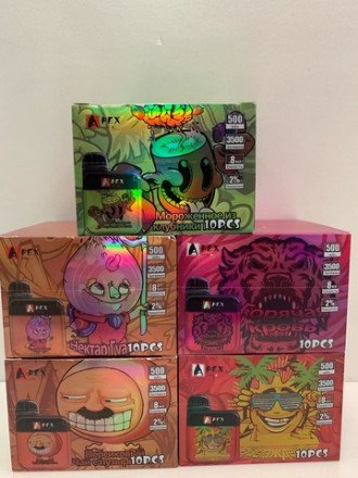 Электронная сигарета Apex 3500 затяжек в асс. 