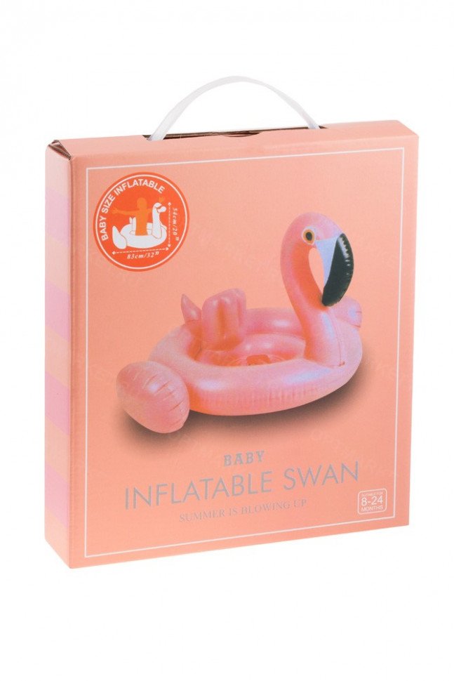 Детский надувной круг Фламинго ( 83см на 54см.) оптом Детский надувной круг Фламинго ( 83см на 54см.) оптом