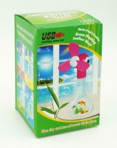 Универсальный увлажняющий usb мини вентилятор с цветными шариками оптом