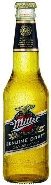 Пиво светлое Miller Genuine Draft 4.7% 0.33л оптом 